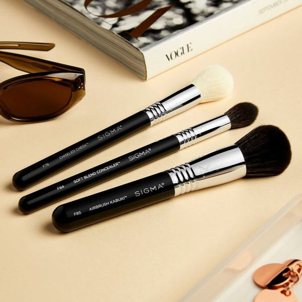 Cream Complexion Brush Set