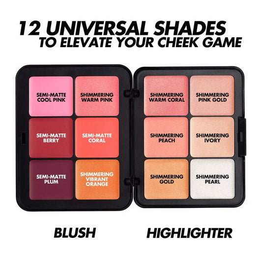 HD SKIN BLUSH & GLOW PALETTE