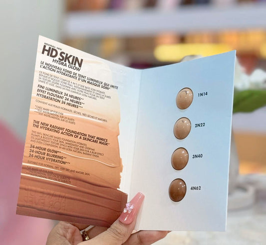 HD skin hydra glow foundation sample