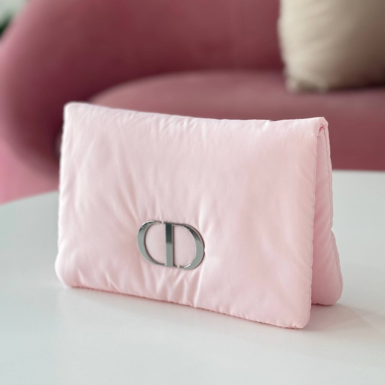 Dior Pink Makeup Bag
