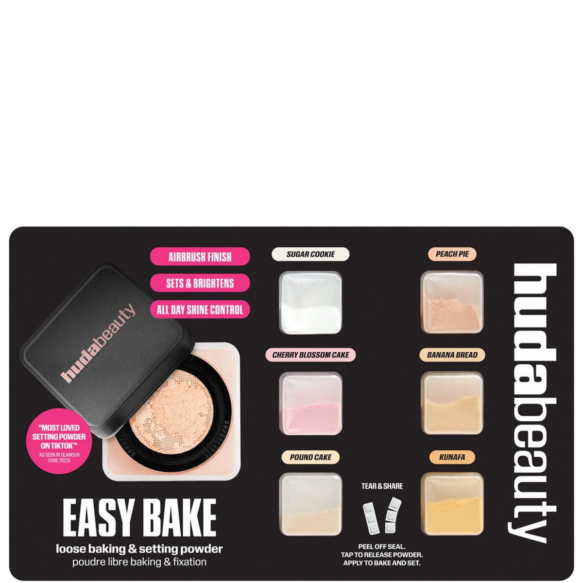 Huda Beauty Easy Bake Loose Baking & Setting Powder sample