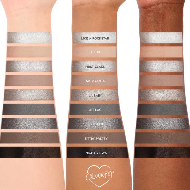 9-Pan Palette pigmented pressed powder palette