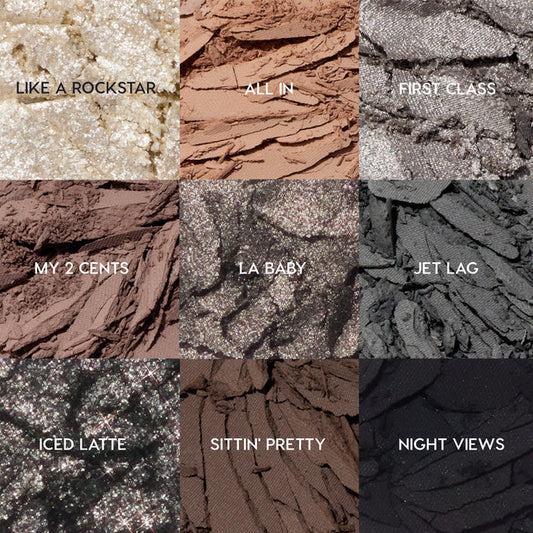 9-Pan Palette pigmented pressed powder palette