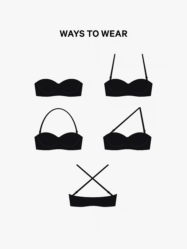 WEAR EVERYWHERE PUSH-UP STRAPLESS BRA (38)