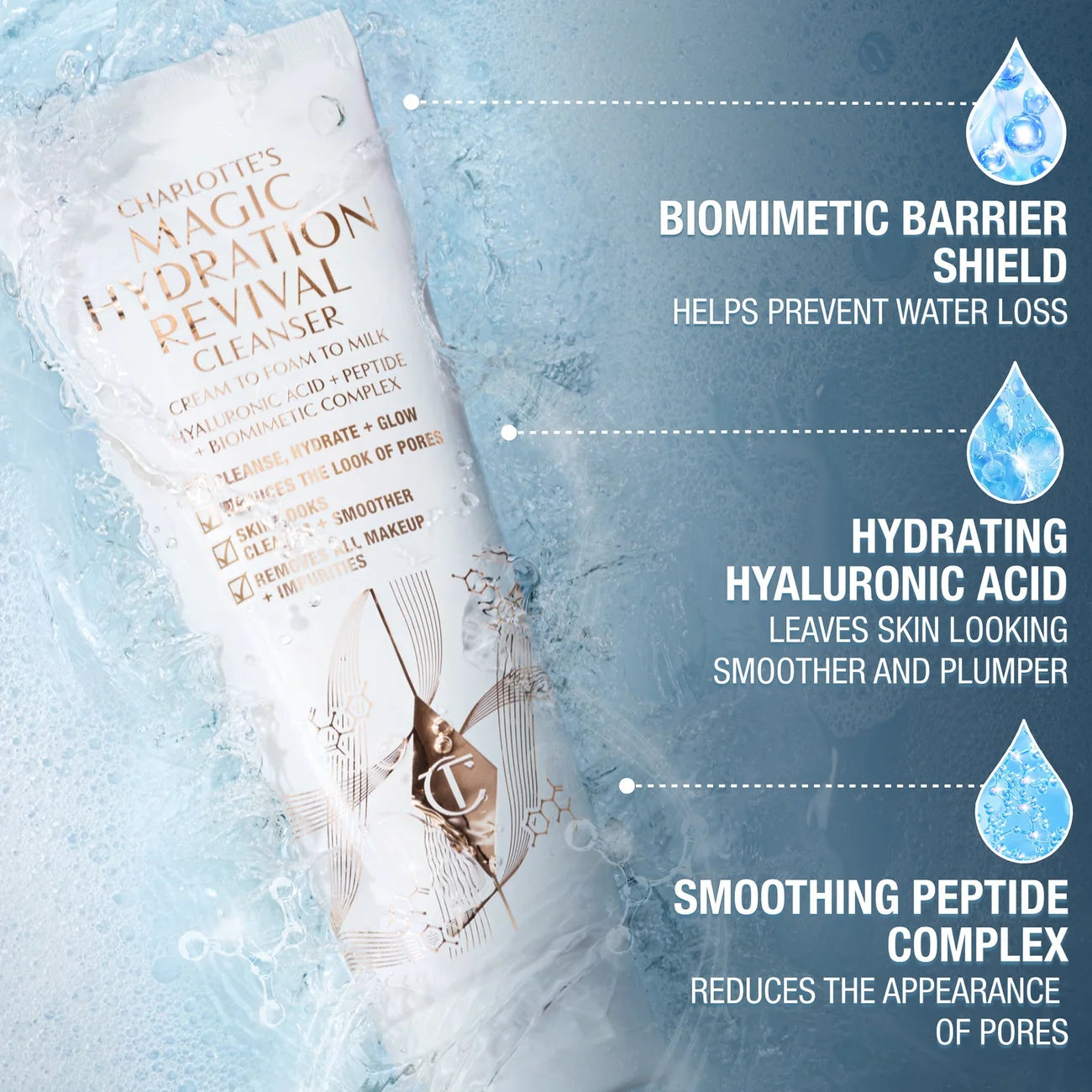 CHARLOTTE'S MAGIC HYDRATION REVIVAL CLEANSER