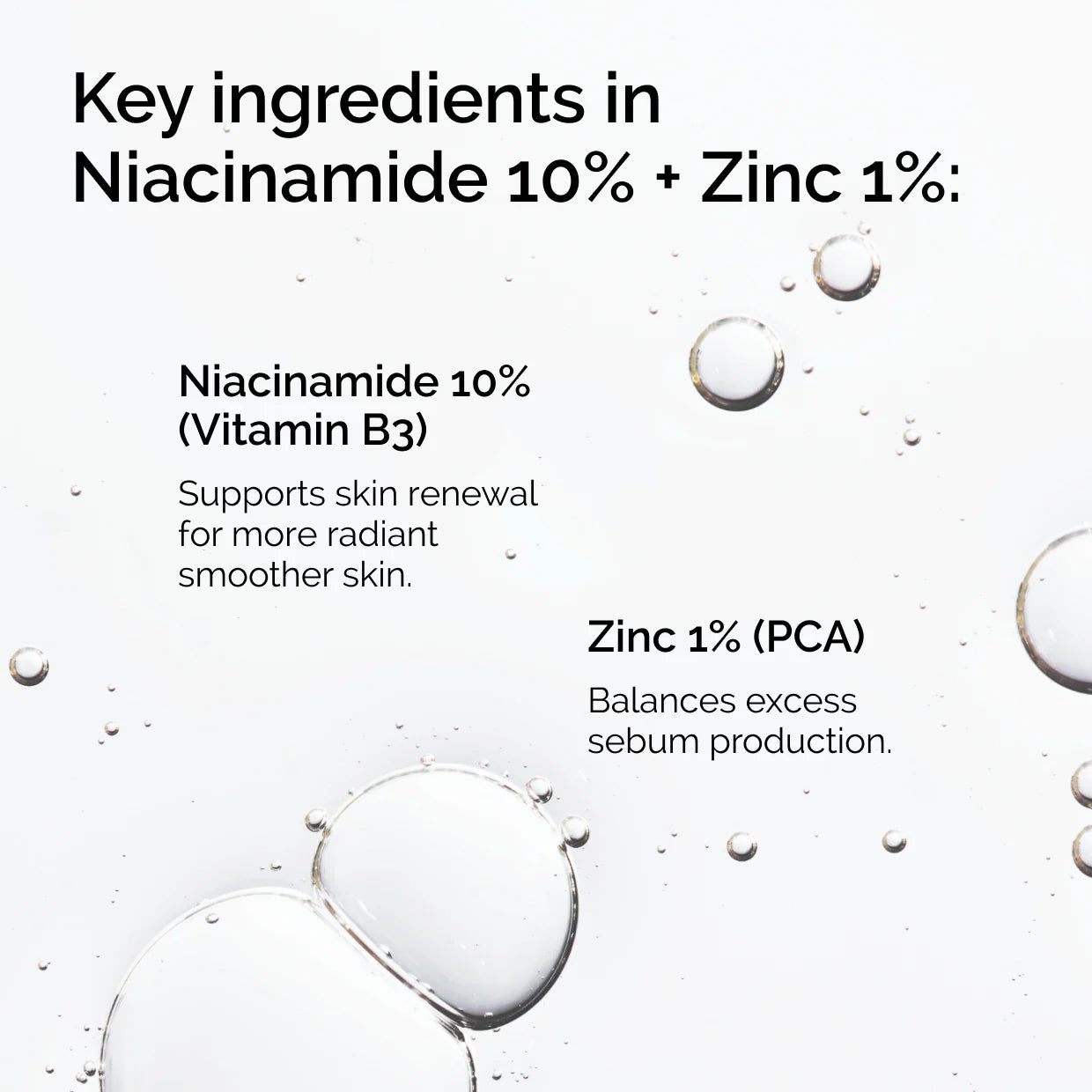 Niacinamide 10% + Zinc 1% Serum for Oily Skin 30ml