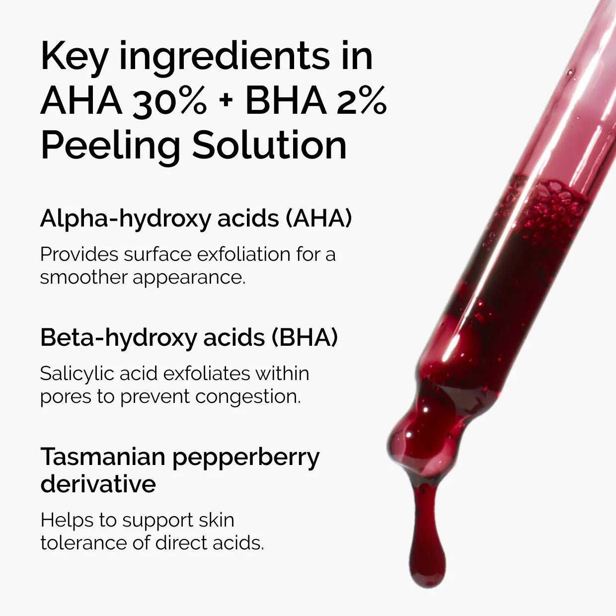 AHA 30% + BHA 2% High-Strength Peeling Solution for Brightening 30ml