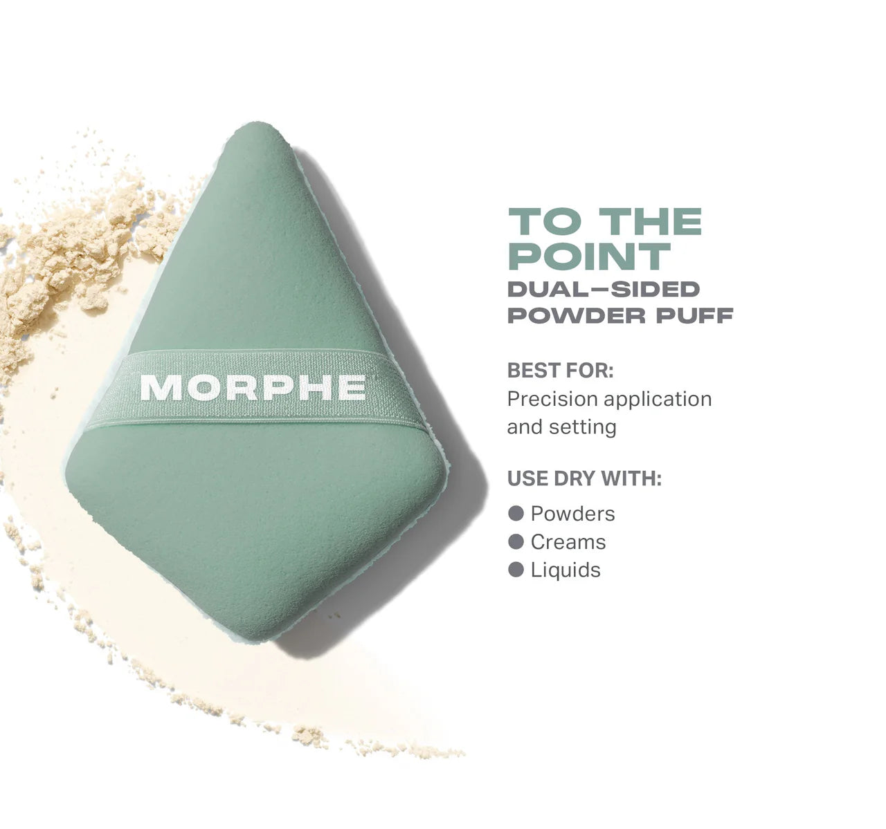 morphe To the Point Dual-Sided Powder Puff