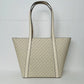 LT CRM multi prait white tote