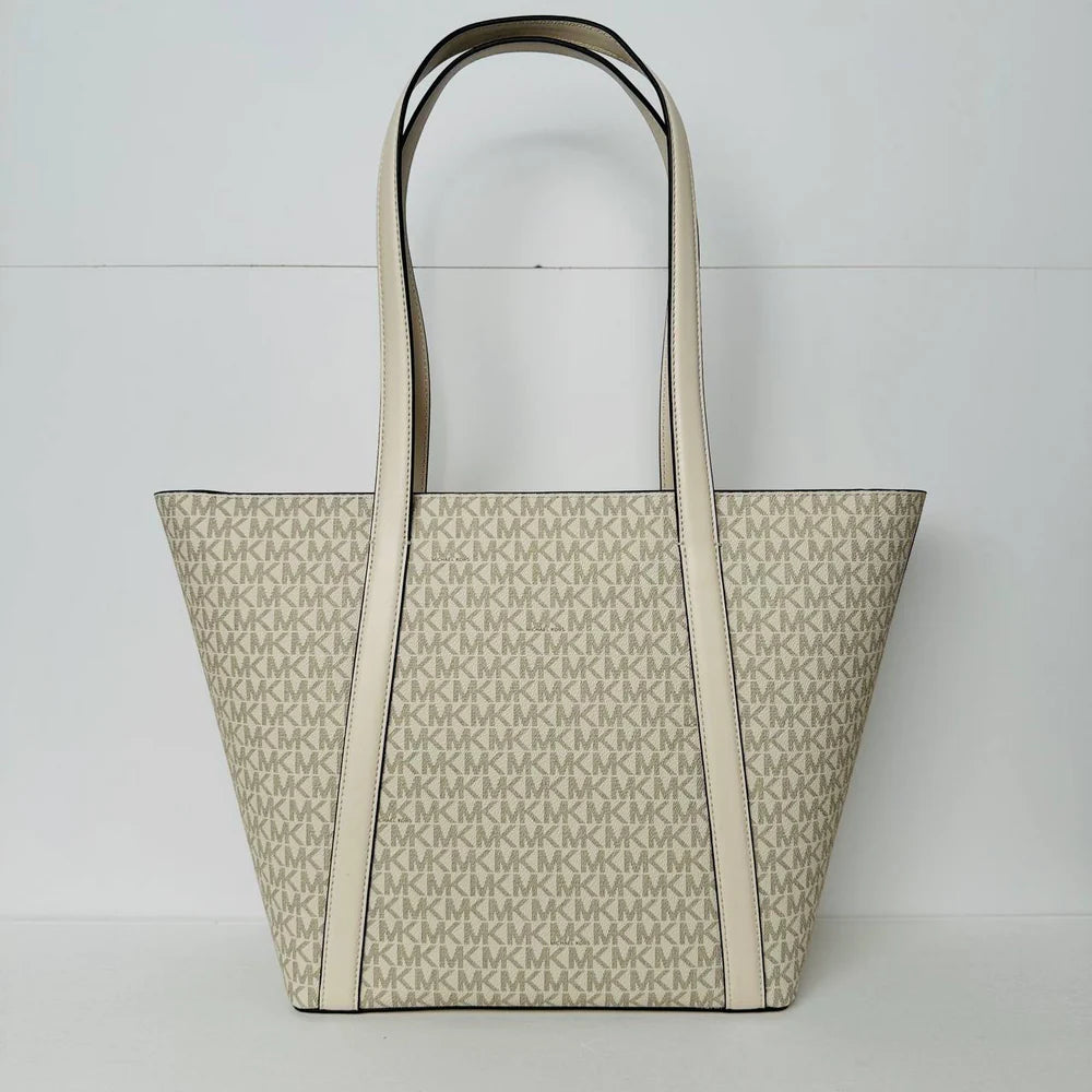 LT CRM multi prait white tote