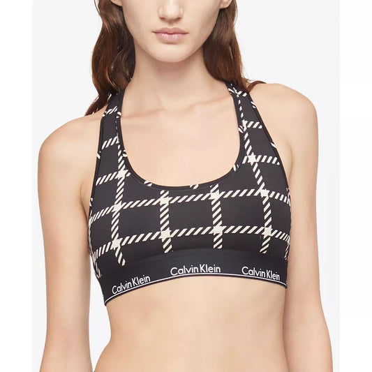 Modern Cotton Windowpane Unlined Bralette (16)