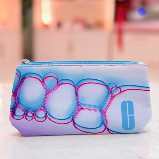 clinique cosmetics bag with bubble