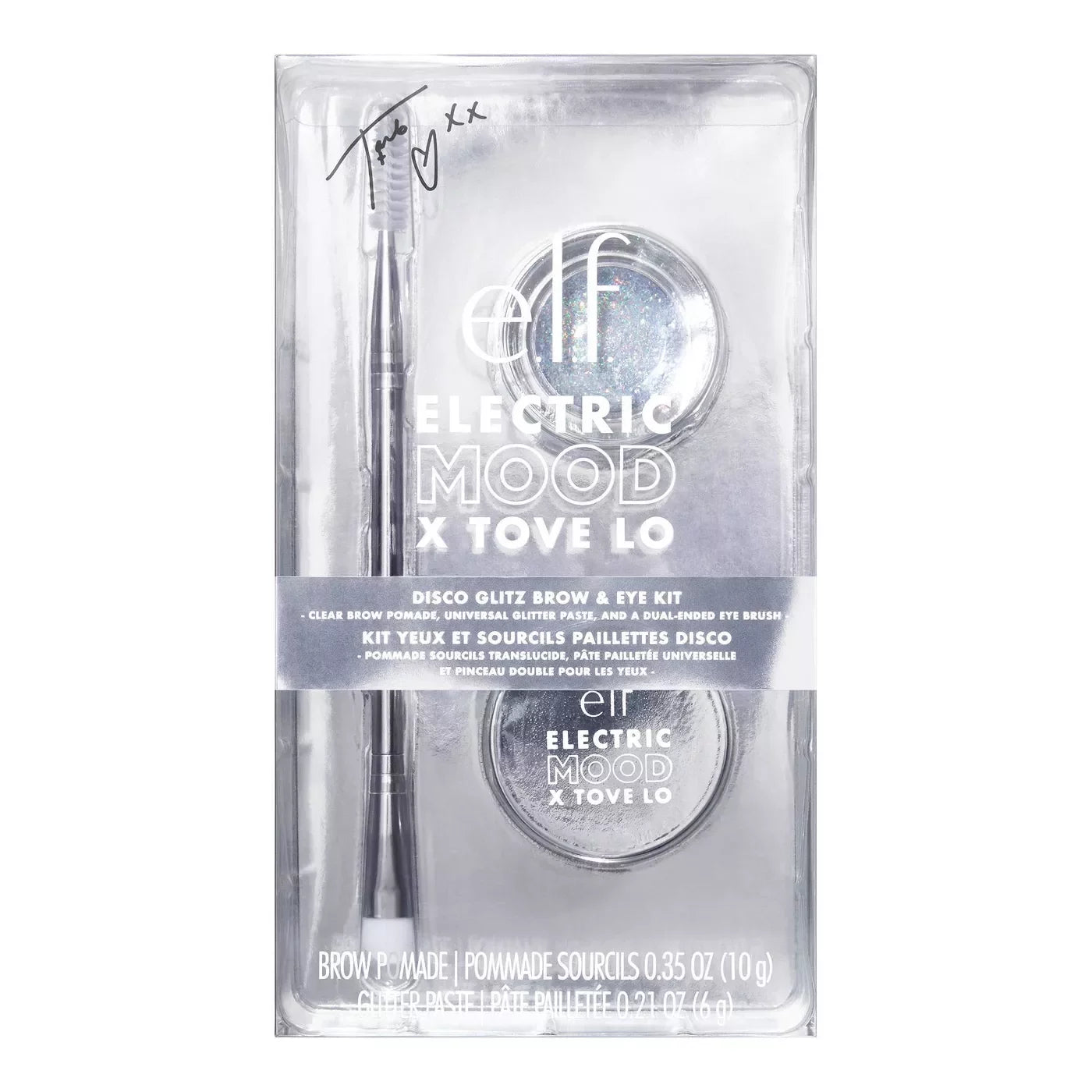 e.l.f. Electric Mood x Tove Lo Disco Glitz Brow & Eye Kit - 3pc