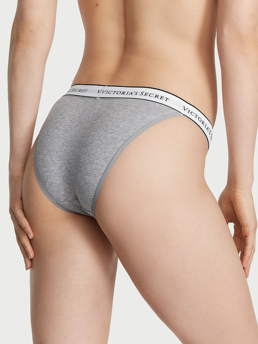 Logo Cotton Tanga Panty