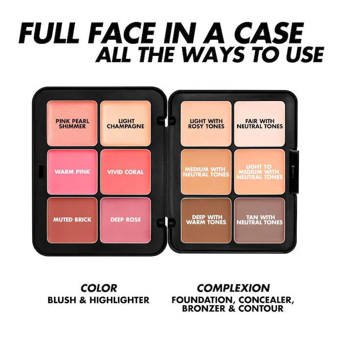 HD Skin Face Essentials Long-Lasting Full Face Cream Palette