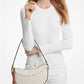 Vanilla Dover Medium Signature Logo Crossbody Bag