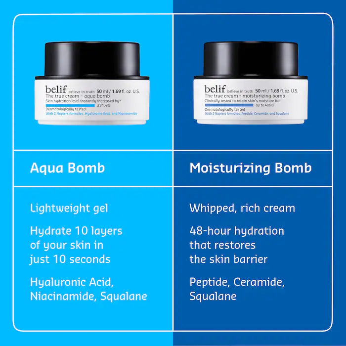 The True Cream Moisturizing Bomb with Peptide and Ceramide