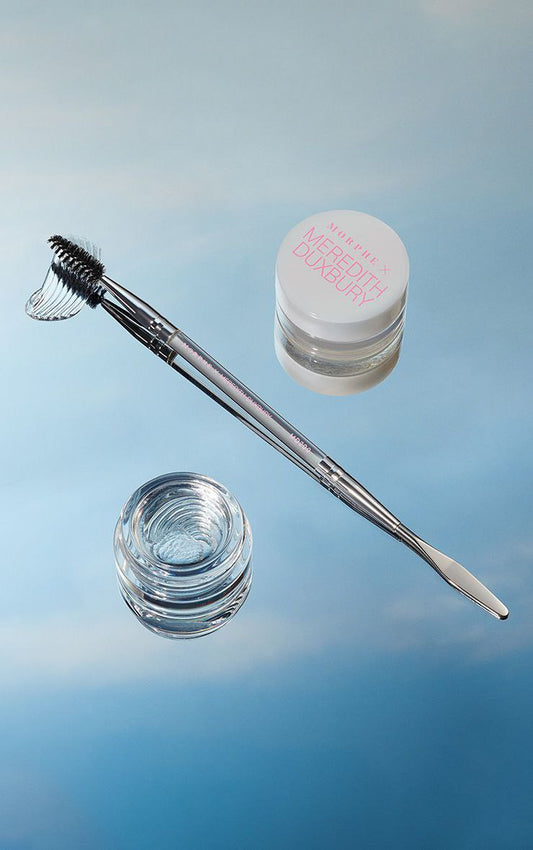 Morphe X Meredith Duxbury Brow Sculpting Wax And Brush Duo - Clear