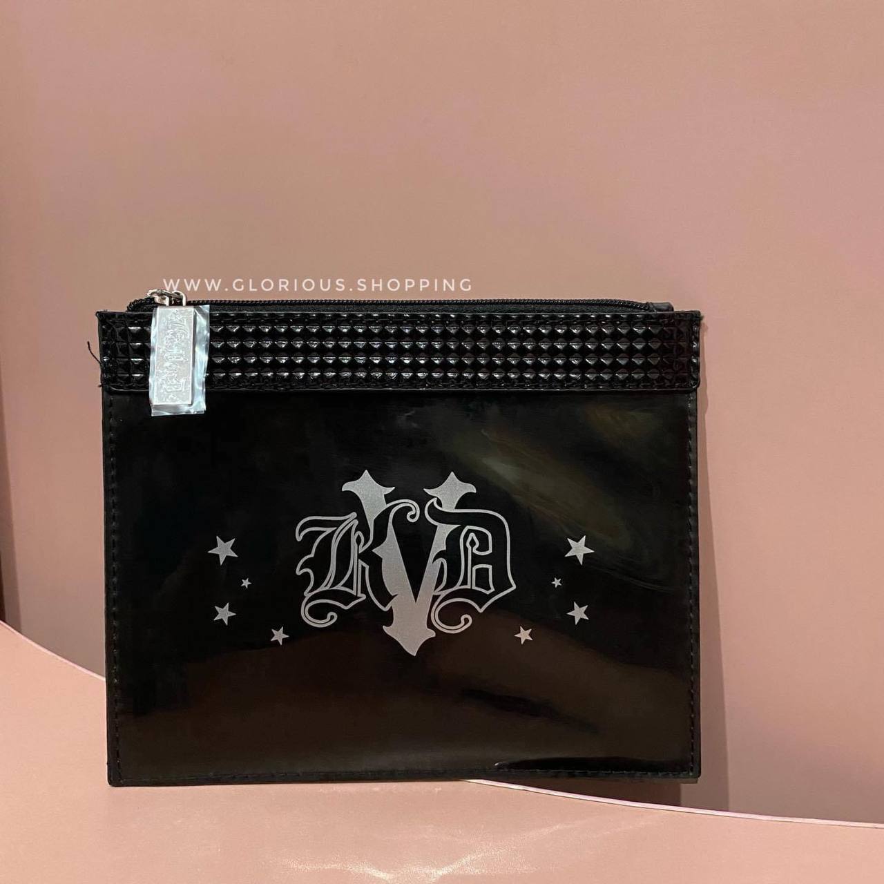 Kat Von D black makeup bag