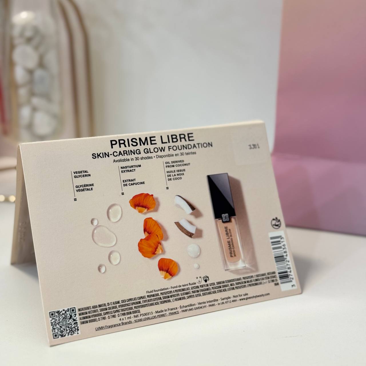 Givenchy Prisme libre skin-caring glow foundation sample