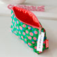 clinique green makeup bag