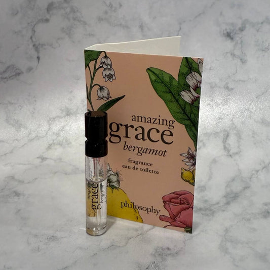 philosophy amazing grace bergamot fragrance edt sample