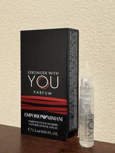 Emporio Armani stronger with you parfum pour homme sample