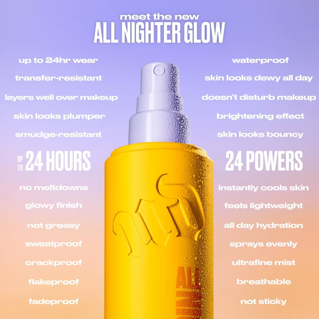 urban decay All Nighter Waterproof Glow Setting Spray