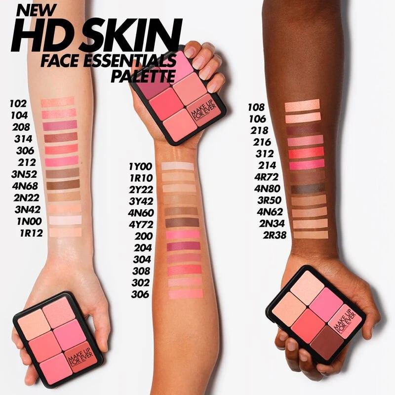 HD Skin Face Essentials Long-Lasting Full Face Cream Palette