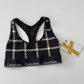 Modern Cotton Windowpane Unlined Bralette(06)