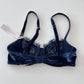 Wicked Unlined Lace & Velvet Shine Strap Balconette Bra (23),(26)