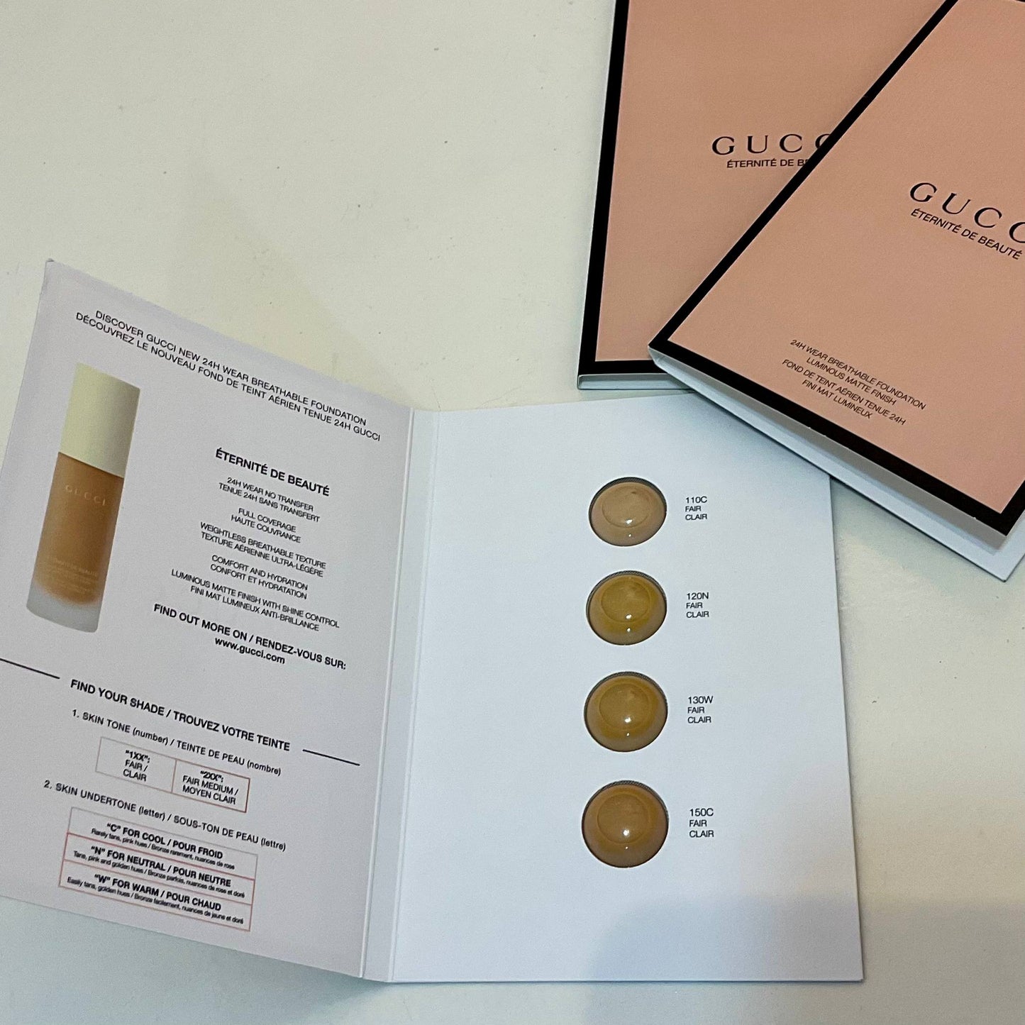 gucci foundation sample