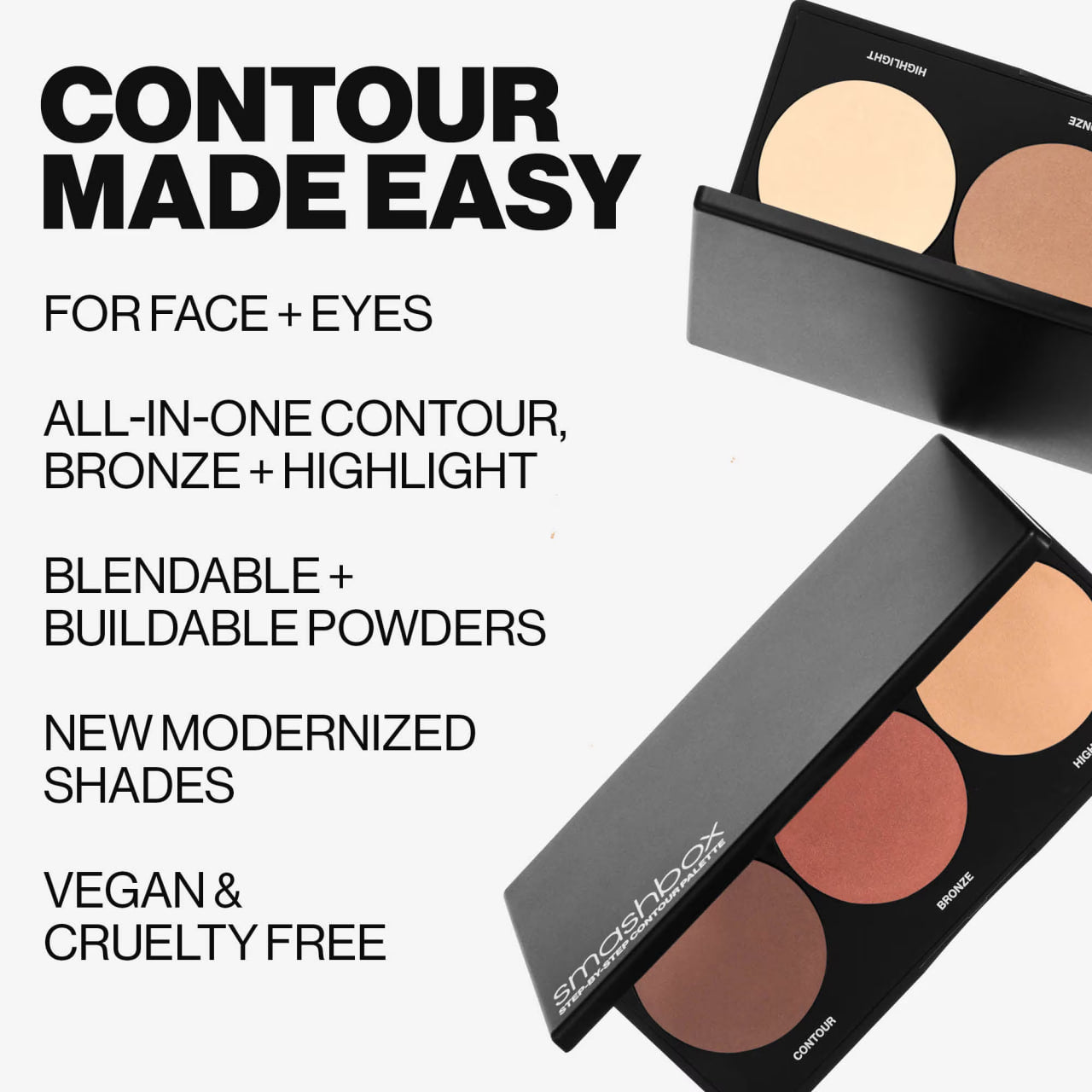 Smashbox Cali Contour Blush, Highlighter, & Bronzer Face Palette