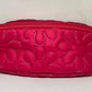 benefit Small Quilted Clamshell Bag