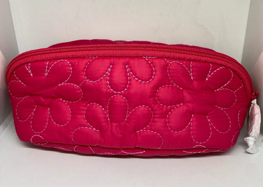 benefit Small Quilted Clamshell Bag