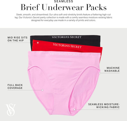 Victoria's Secret Seamless Brief Panty Pack