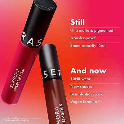 Sephora Cream Lip Stain Liquid Lipstick