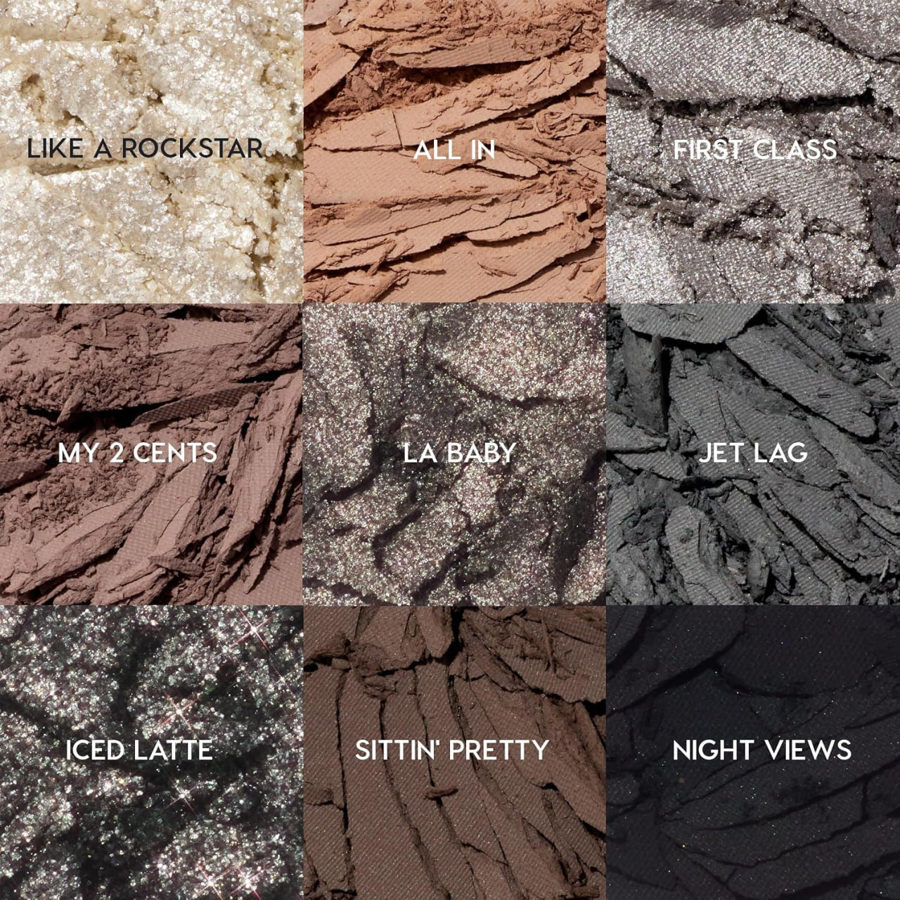 9-Pan Palette pigmented pressed powder palette
