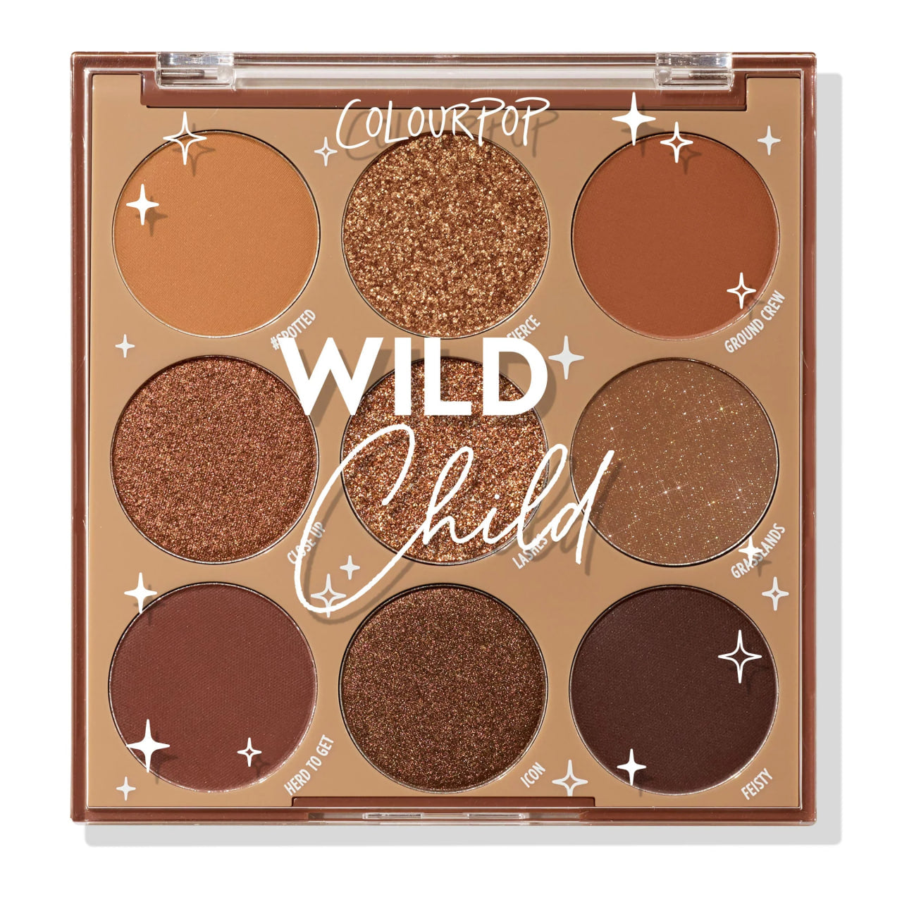 9-Pan Palette pigmented pressed powder palette