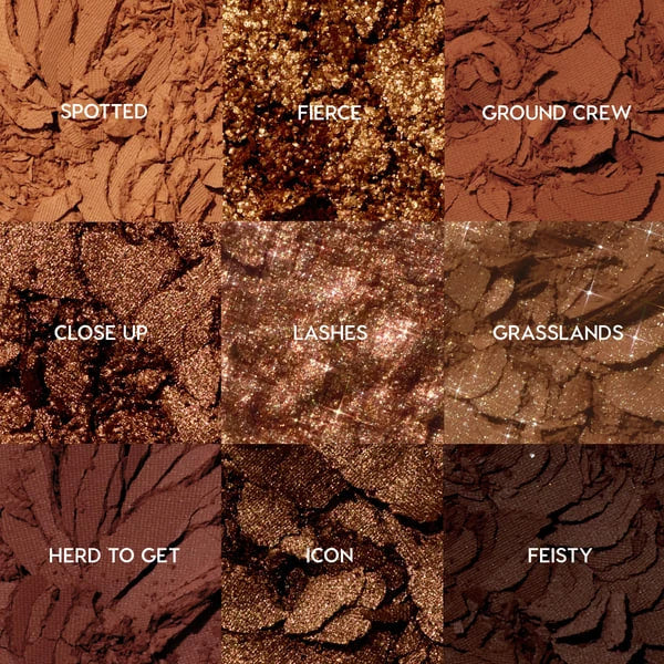 9-Pan Palette pigmented pressed powder palette