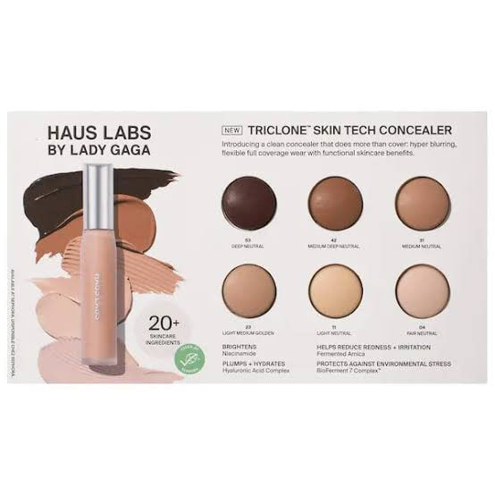 Haus Labs Triclone Skin Tech Concealer sample card