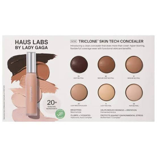 Haus Labs Triclone Skin Tech Concealer sample card