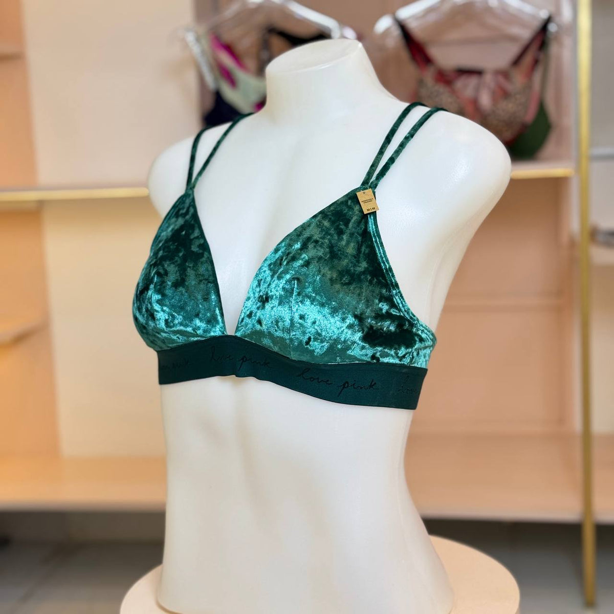 Velvet Triangle Bralette (04)