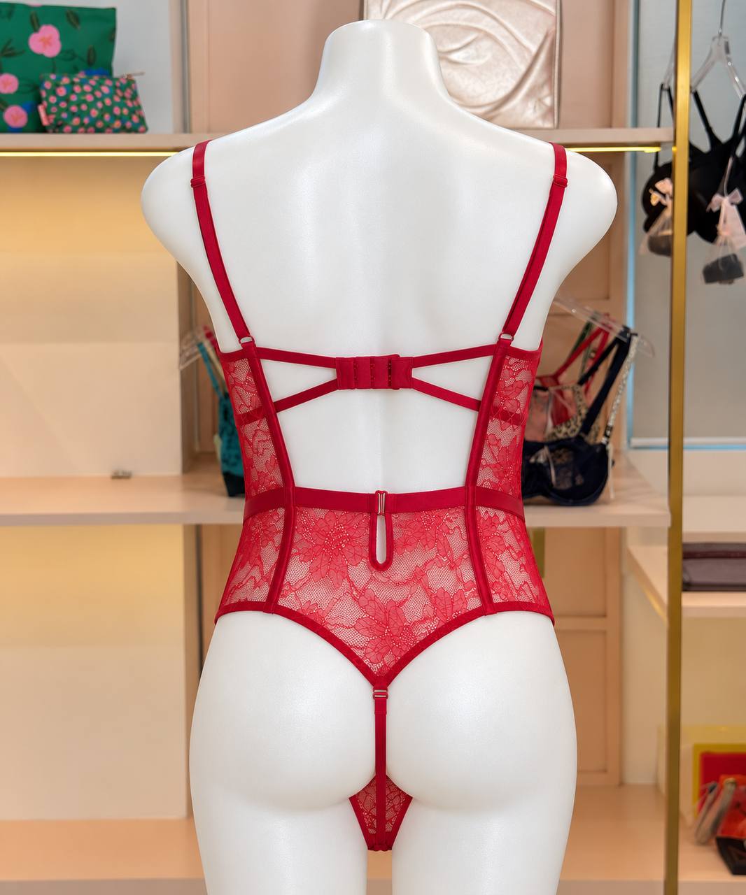 victoria's secret lingerie red
