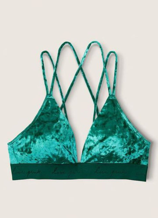 Velvet Triangle Bralette (04)