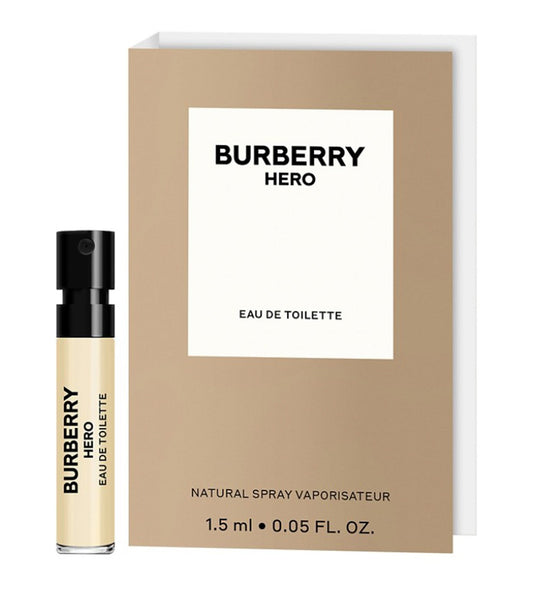 Burberry hero eau de toilette sample