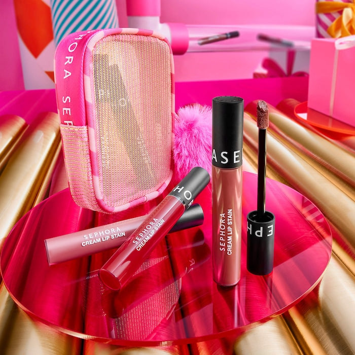 Sephora 5pc Cream Lip Stain Makeup Gift Set