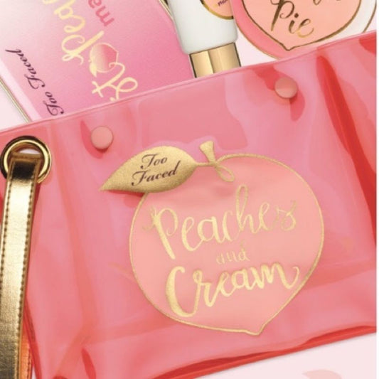 Peaches and Cream Makeup Bag